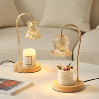 Elegant Glass Flower Candle Warmer™