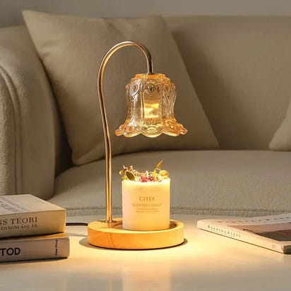 Elegant Glass Flower Candle Warmer™