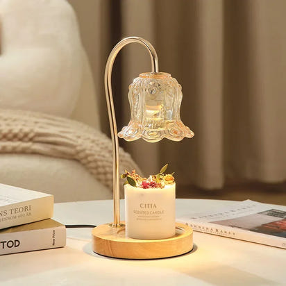 Elegant Glass Flower Candle Warmer™